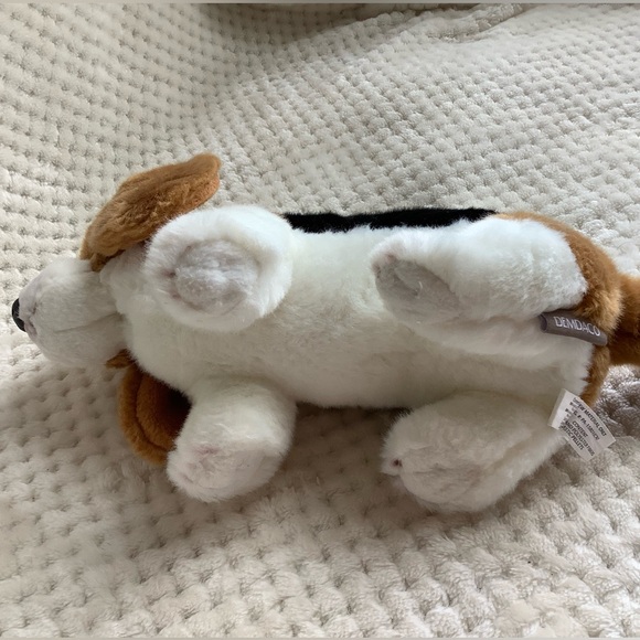 DEMDACO Plush Beagle Basset Hound Realistic Puppy Dog Stuffed Animal Toy - Picture 8 of 16